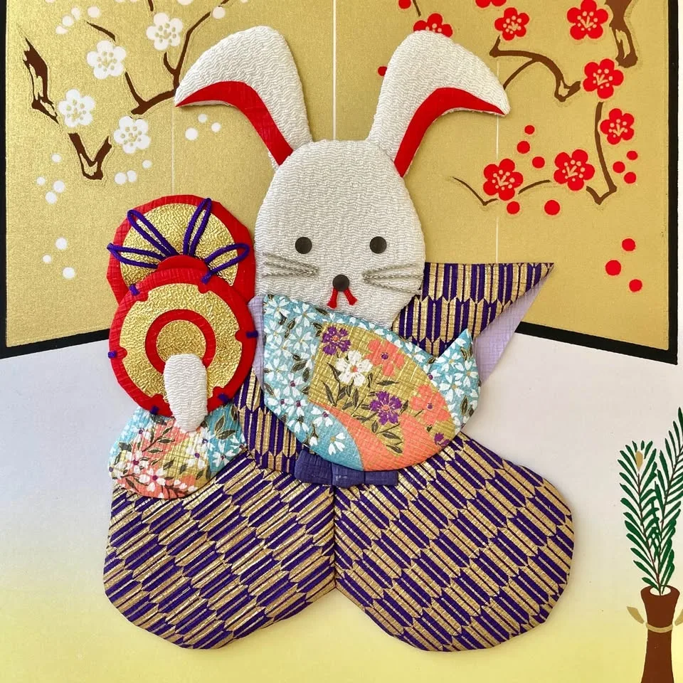 🐇“Year of the Rabbit” Japanese Oshie Art – Japanese Zodiac image indicator(2)