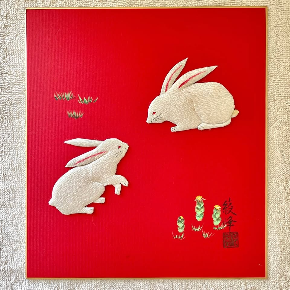 🐇“Year of the Rabbit” Japanese Oshie Art