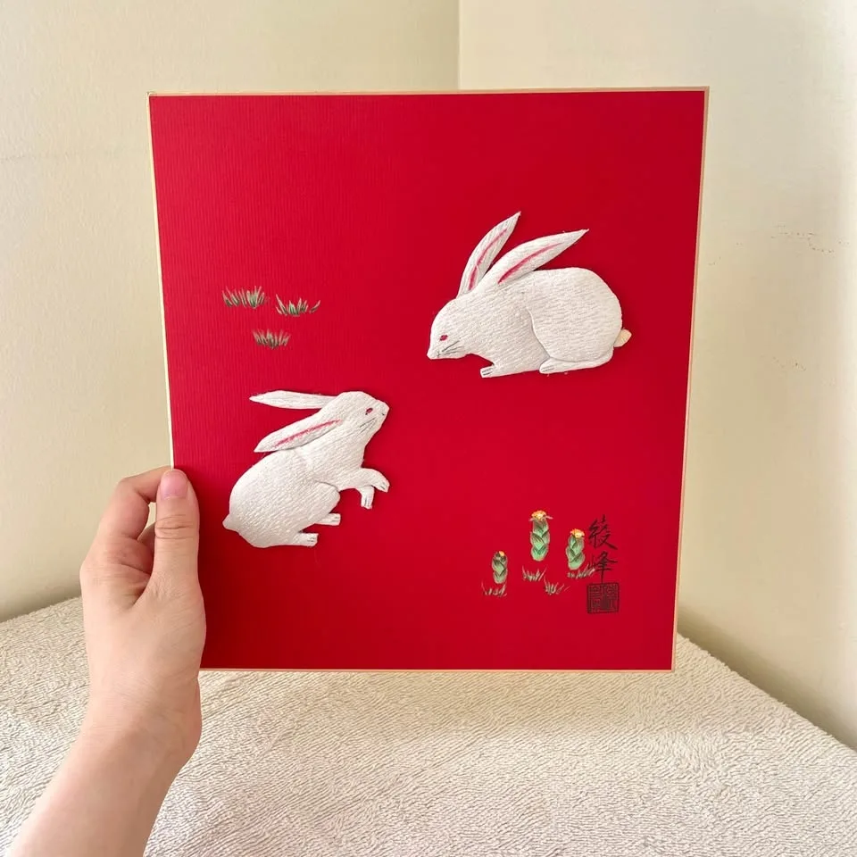 🐇“Year of the Rabbit” Japanese Oshie Art image indicator(5)