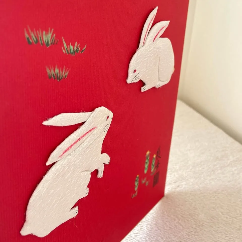 🐇“Year of the Rabbit” Japanese Oshie Art image indicator(6)