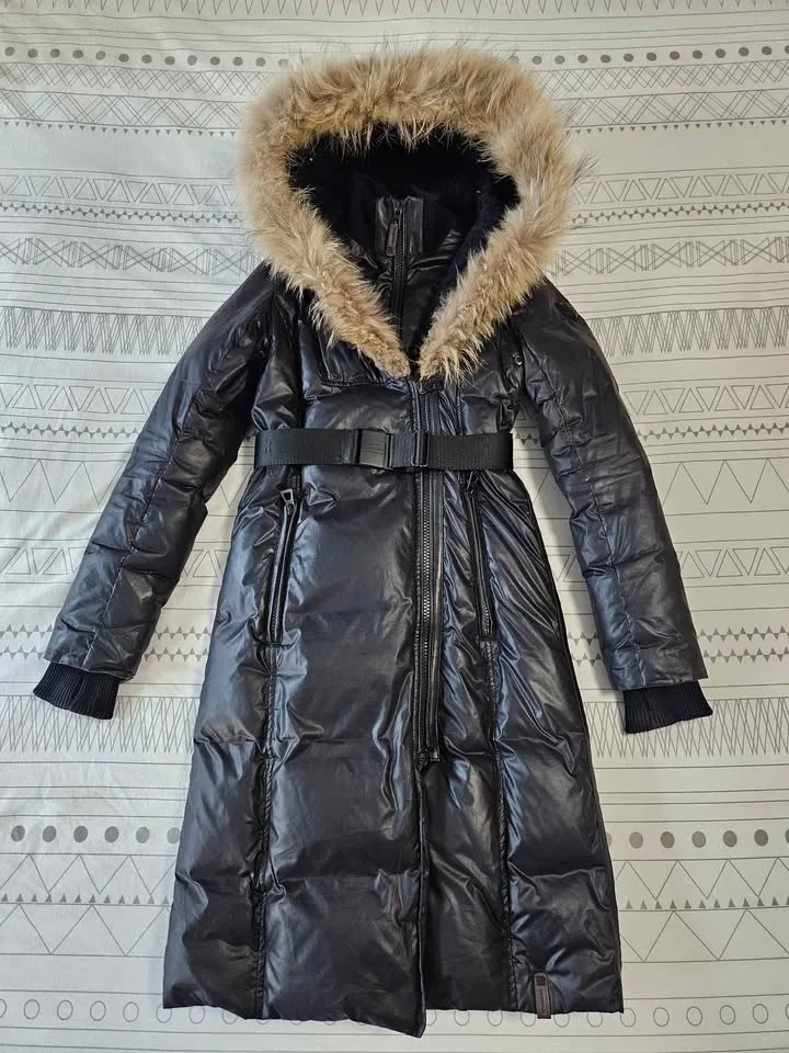 Rudsak Jasmine Belted Long Down Puffer - Size XS image indicator(2)