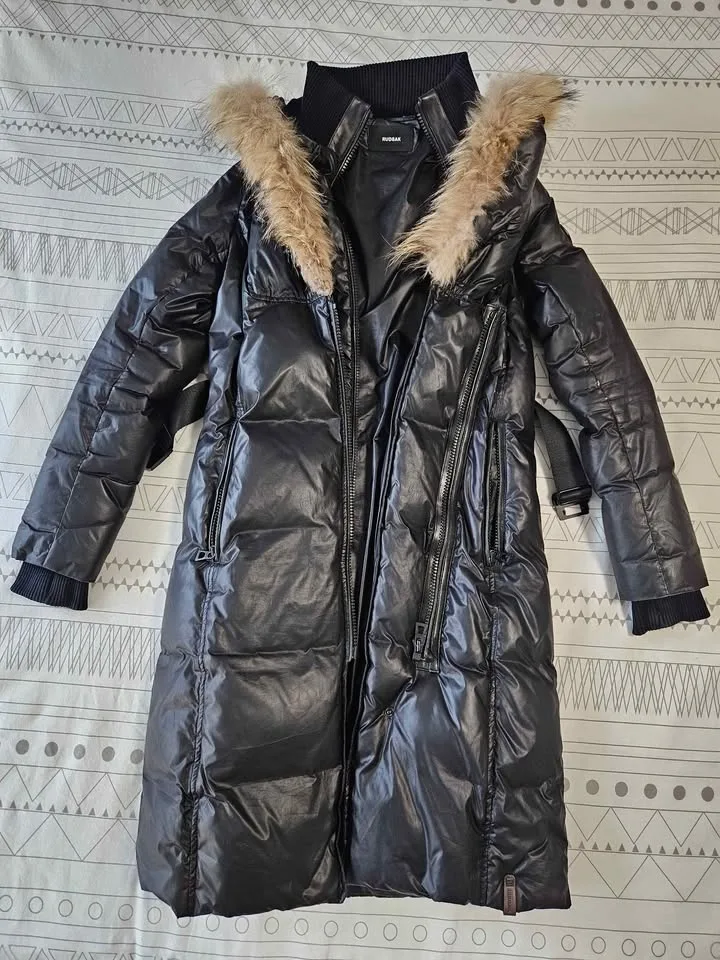 Rudsak Jasmine Belted Long Down Puffer - Size XS image indicator(4)