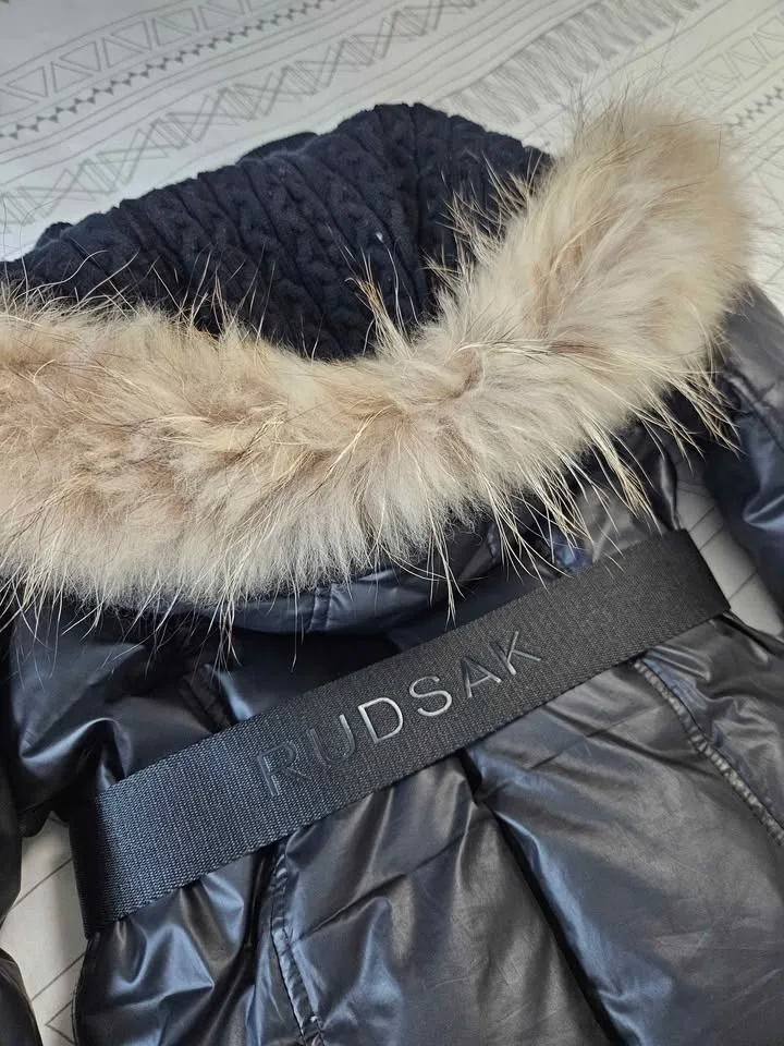 Rudsak Jasmine Belted Long Down Puffer - Size XS image indicator(7)