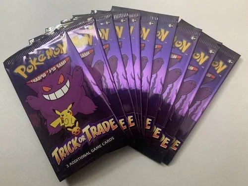 10 X Pokémon TCG - 2022 Trick Or Trade Booster Packs