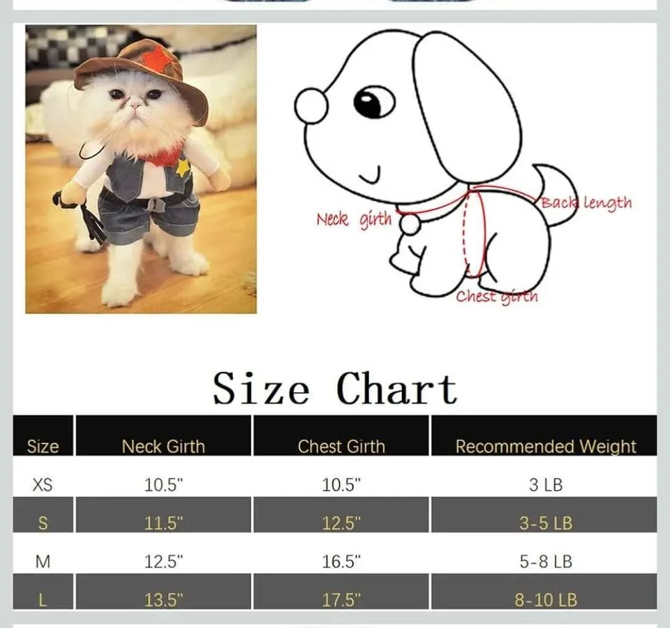 Dog cowboy costume image indicator(3)
