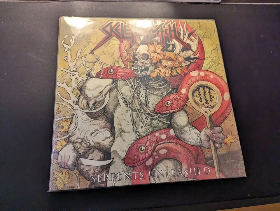 Thrash metal vinyl records - Skeletonwitch, Warbringer, Wraith