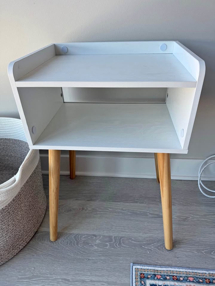 White nightstand