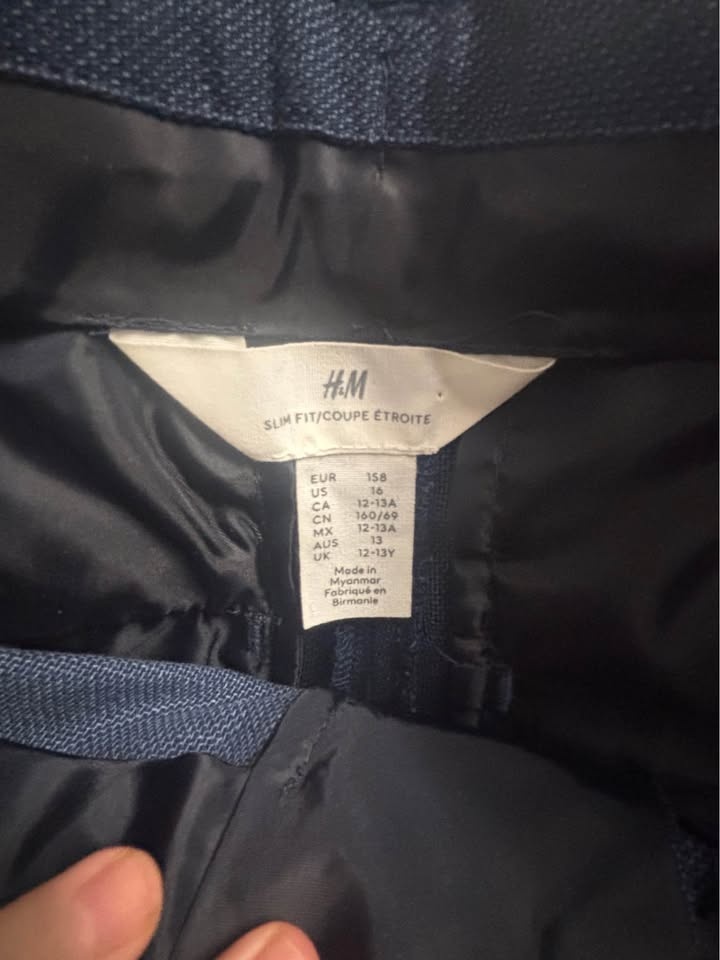 Blue Linen blend boys suit - photo 4