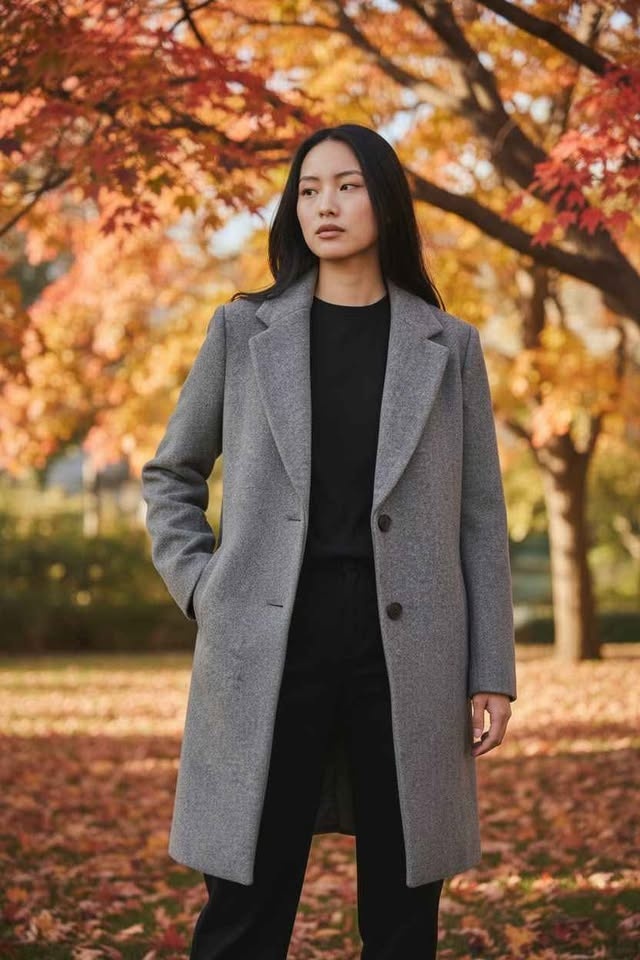 ZARA Women's grey coat (Size M) - photo 3
