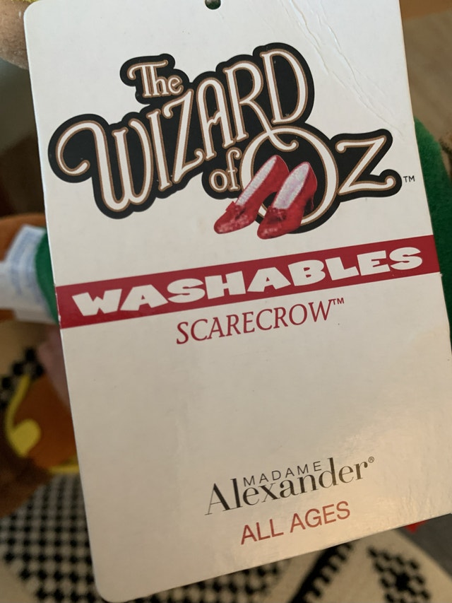 Wizard of Oz Scarecrow Plushie by Madame Alexander - photo 2