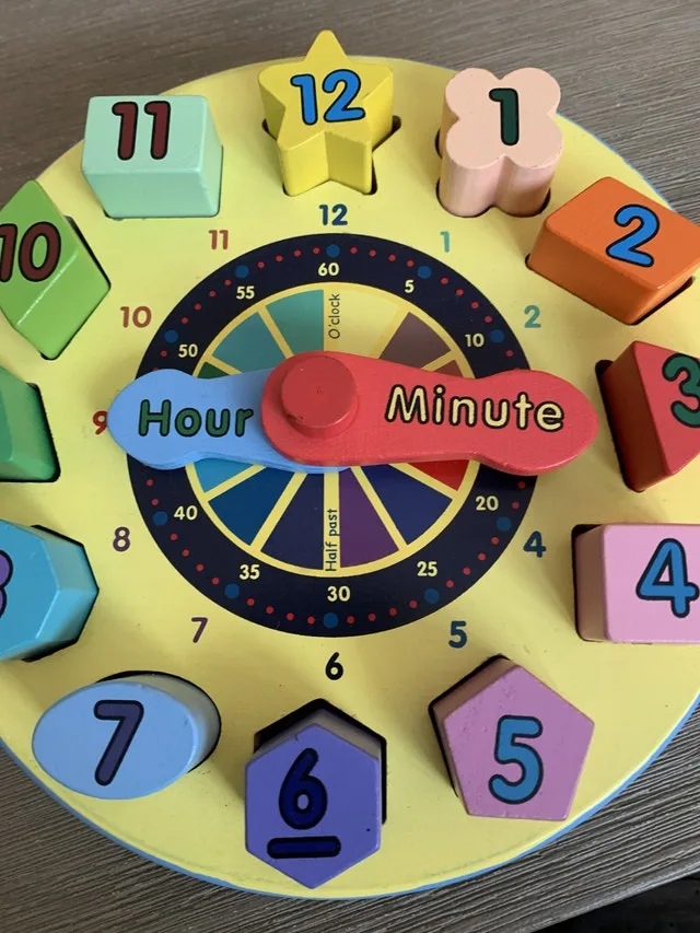 Melissa & Doug Wooden Clock