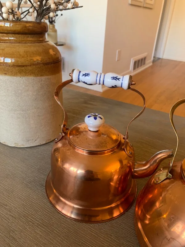 Vintage Copper Kettles