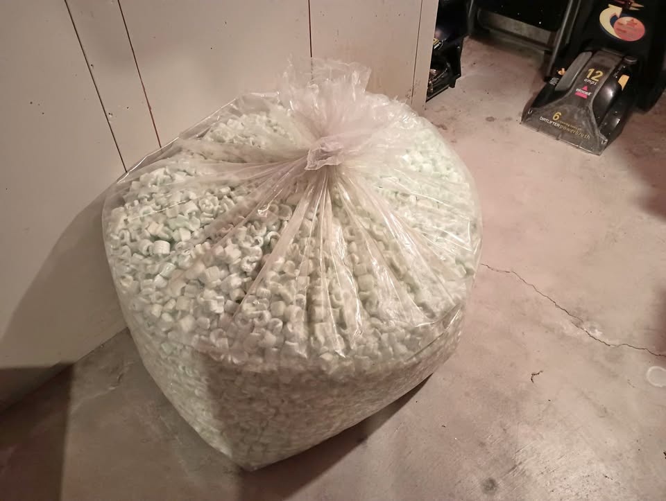 Huge Bag of Packing Peanuts for Packaging/Shipping