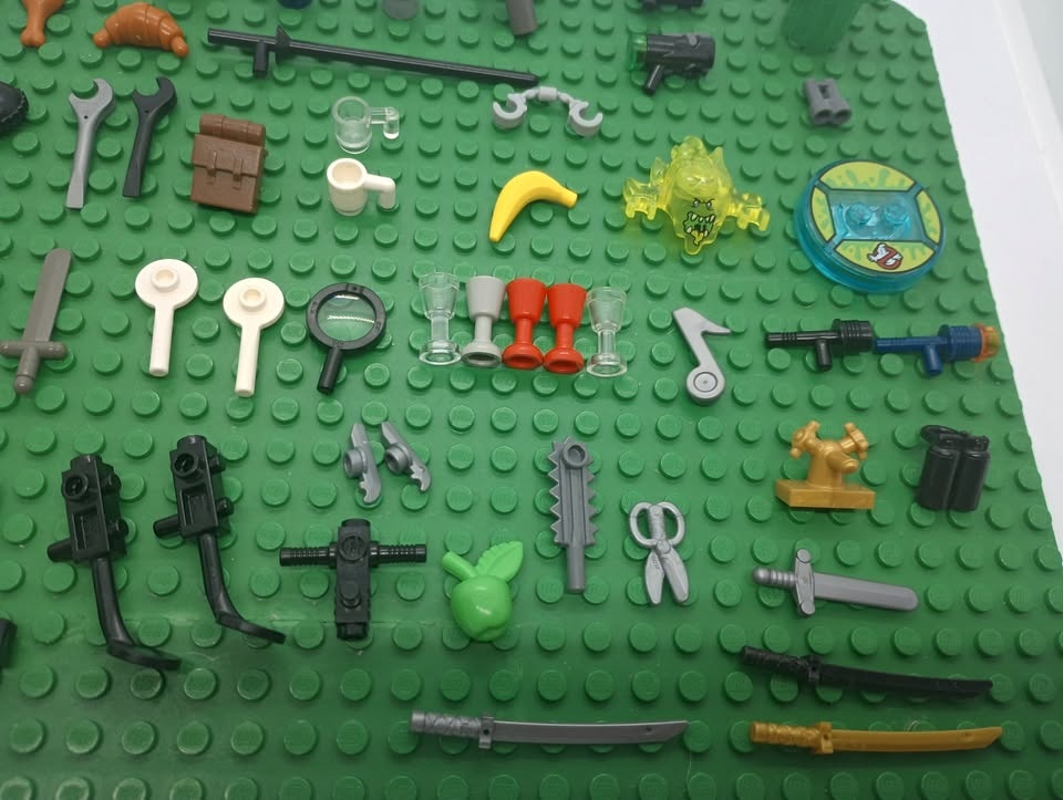 Lot of Lego Minifig Accessories and Other Small Lego Parts - photo 3