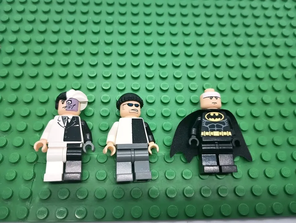 LEGO DC Batman 2006 Two-Face Minifigure & Other Minifigs