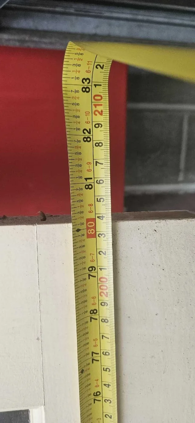 French door, 80" by 30" image indicator(5)