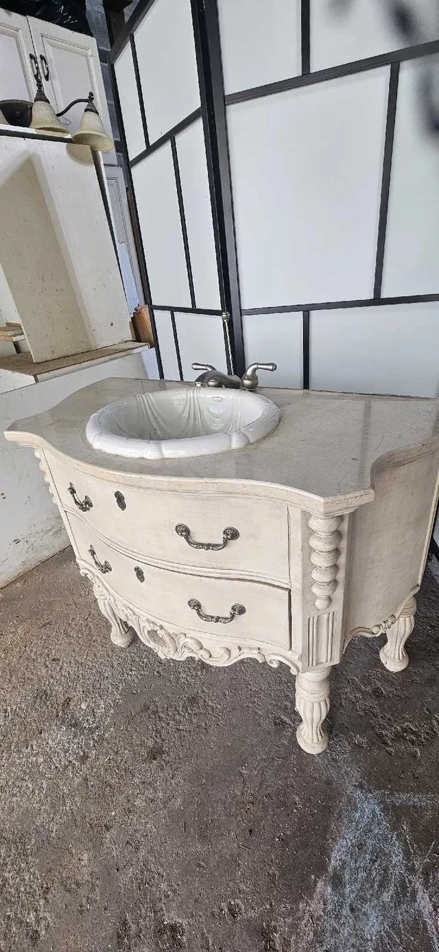 Granite top vanity with Kohler sink image indicator(10)