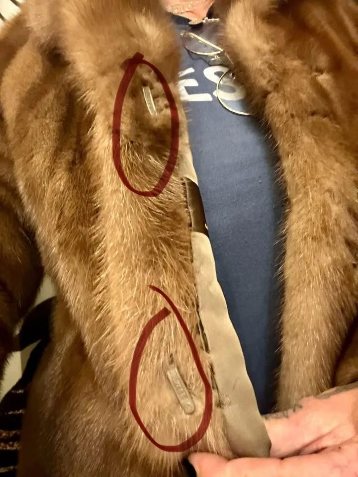 SAGA MINK COAT, BEAUTIFUL DARK BROWN - Size M image indicator(4)