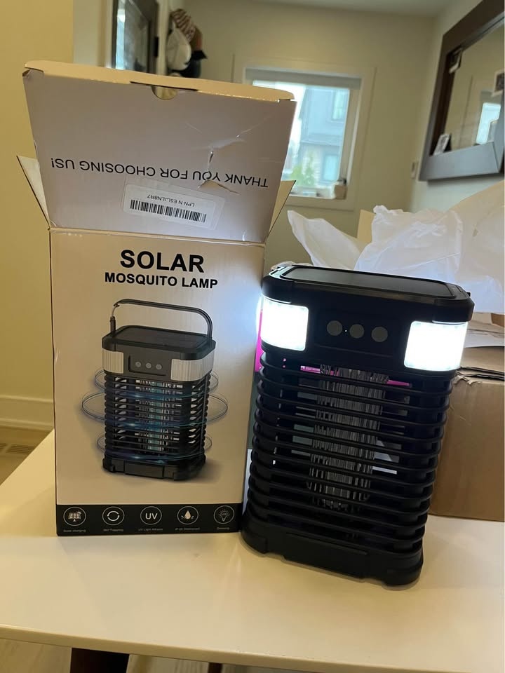 New 4200V Solar Bug Zapper, Cordless & Rechargeable - photo 2