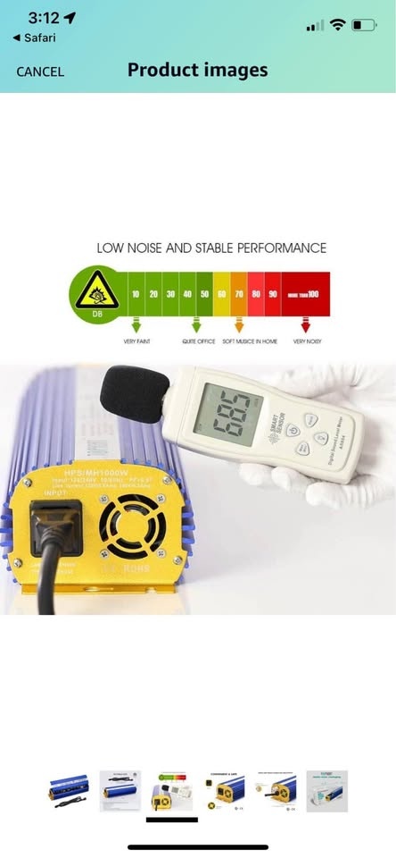 TOPHORT 1000 Watts Digital Dimmable Electronic Ballast - photo 4