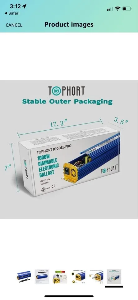 TOPHORT 1000 Watts Digital Dimmable Electronic Ballast image indicator(6)