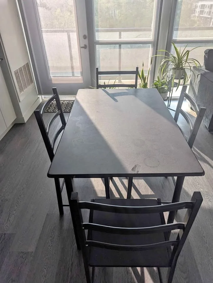 Sofa, Dining Table and Chairs, Bed and Frame for sale