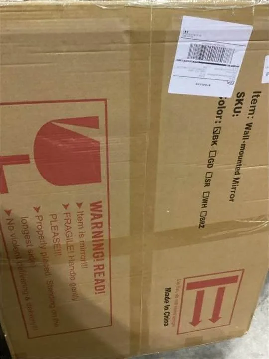 NIMURY RECTANGLE MIRROR, 20"X28", BLACK image indicator(3)