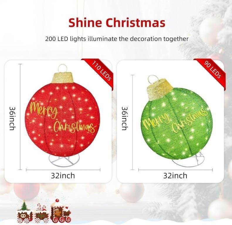 Outdoor Christmas decoration ornaments - photo 2