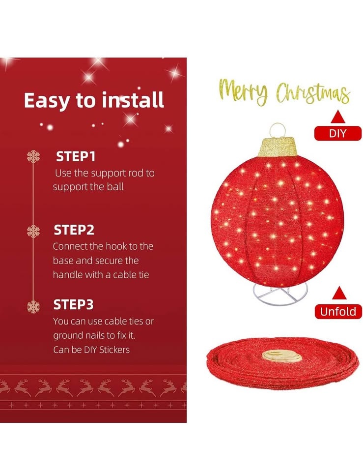 Outdoor Christmas decoration ornaments - photo 4