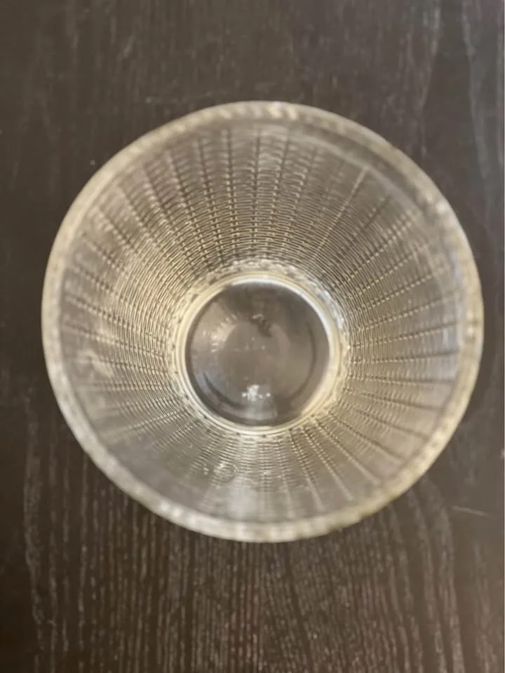 Westmoreland Basket Weave Clear Glass Vase 8.25” Tall image indicator(3)