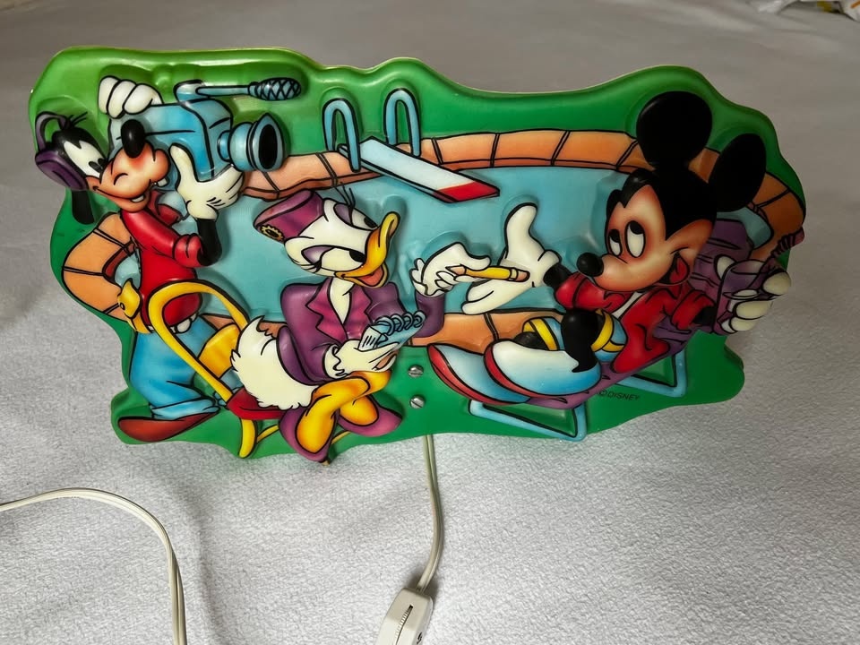 Disney night light and Mickey Mouse bank - photo 2