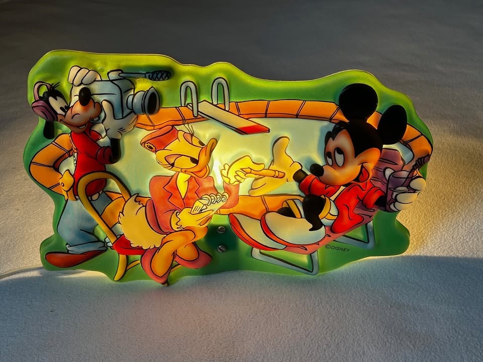 Disney night light and Mickey Mouse bank - photo 3