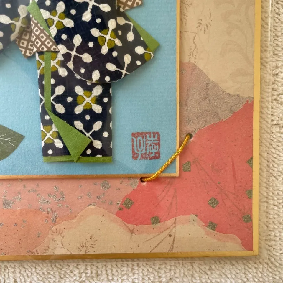 ☔️Japanese Origami Washi Paper Art on Shikishi Board image indicator(4)