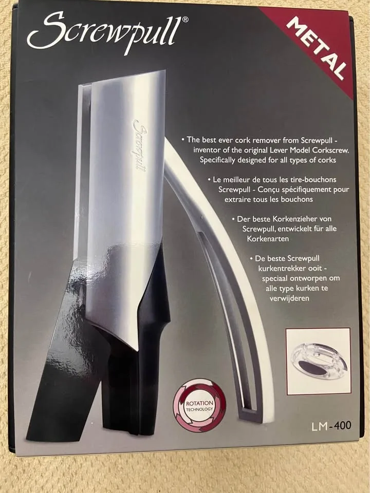 The Original Screwpull LM-400 Lever Corkscrew image indicator(5)