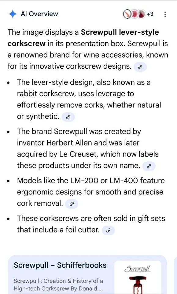 The Original Screwpull LM-400 Lever Corkscrew image indicator(10)