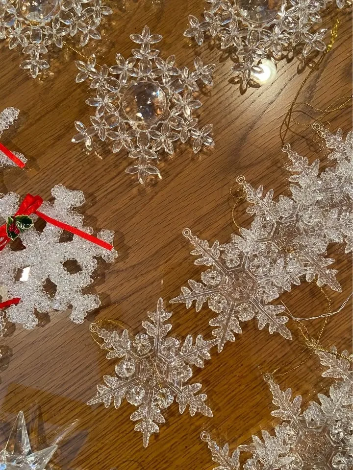 Huge lot of Christmas Ornaments, 152 Total, in XMas Tote image indicator(6)