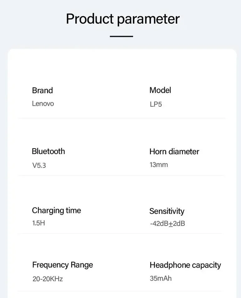 Lenovo Wireless Bluetooth Earbuds - New image indicator(9)