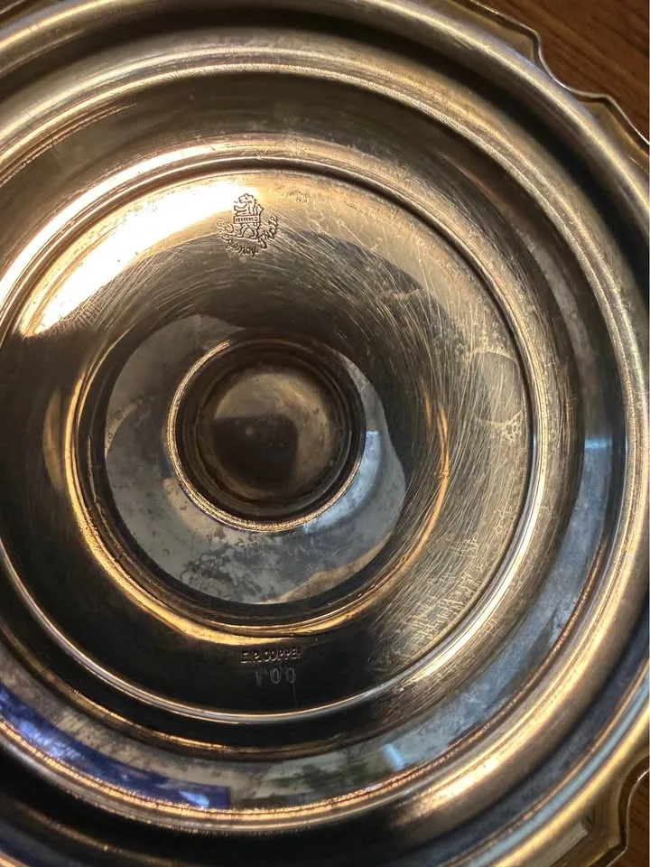 PIE CRUST BORDER PLAIN PIERCED 10" SERVING PLATE image indicator(3)