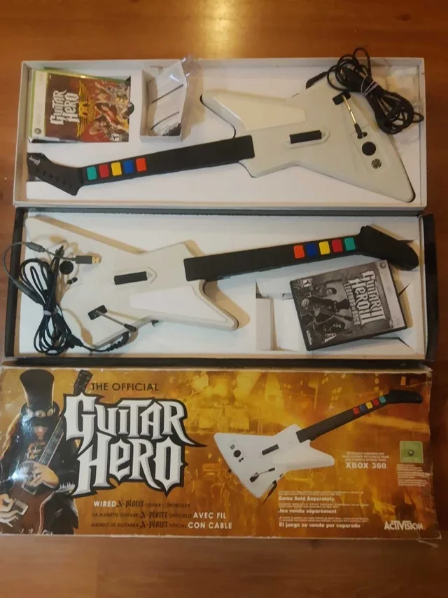 Guitar Hero Guitars & Games for Xbox 360