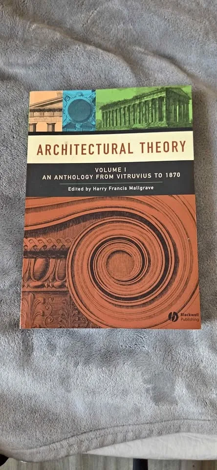 Architectural Theory: Anthology From Vitruvius to 1870