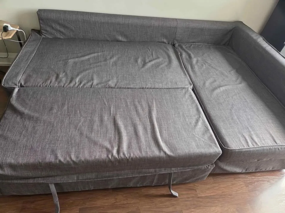 IKEA Friheten Sofa Bed – Grey with Custom Washable Cover image indicator(3)