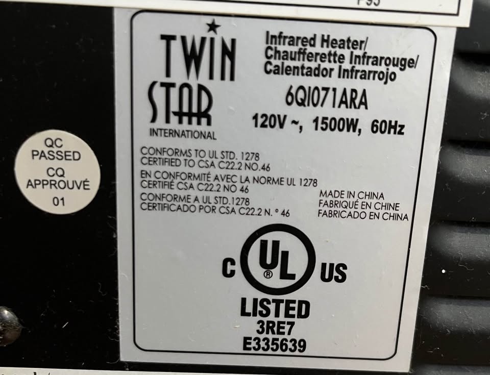 Room Heater Infrared 1500 Watt - photo 5