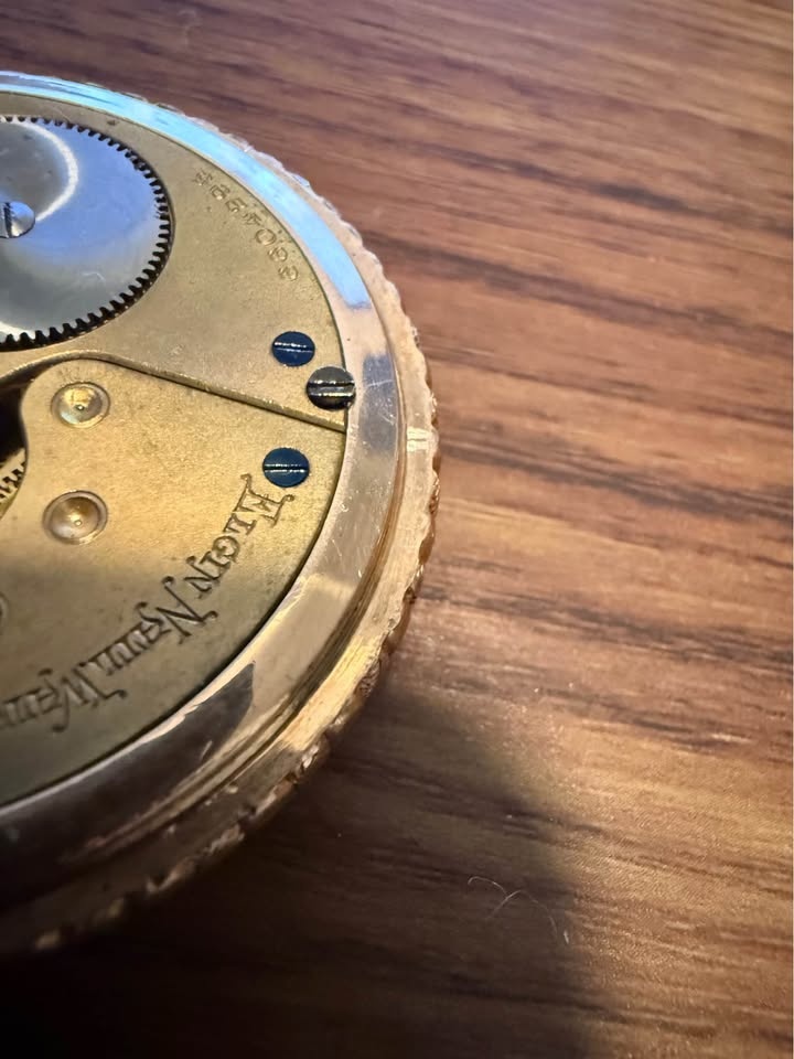 Elgin Pocket Watch Antique Railroad Military Gold Filled - photo 4