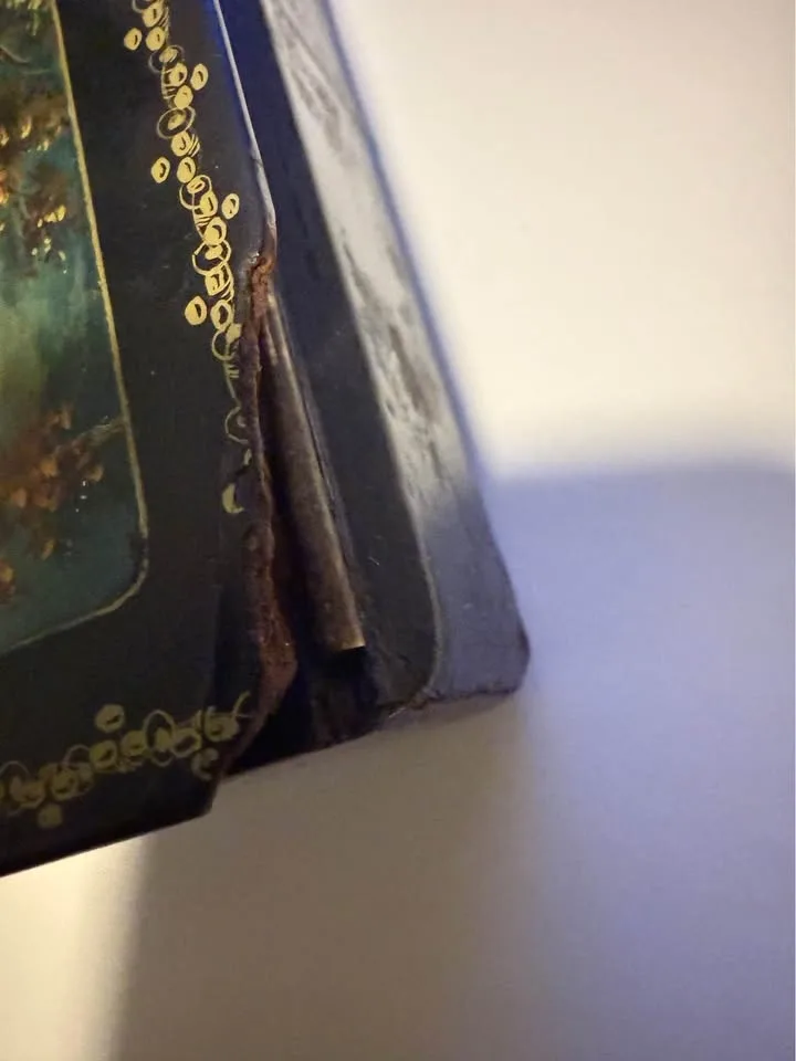 1980’s RUSSIAN LACQUER BOX VINTAGE HANDMADE FAIRYTALE ART image indicator(6)