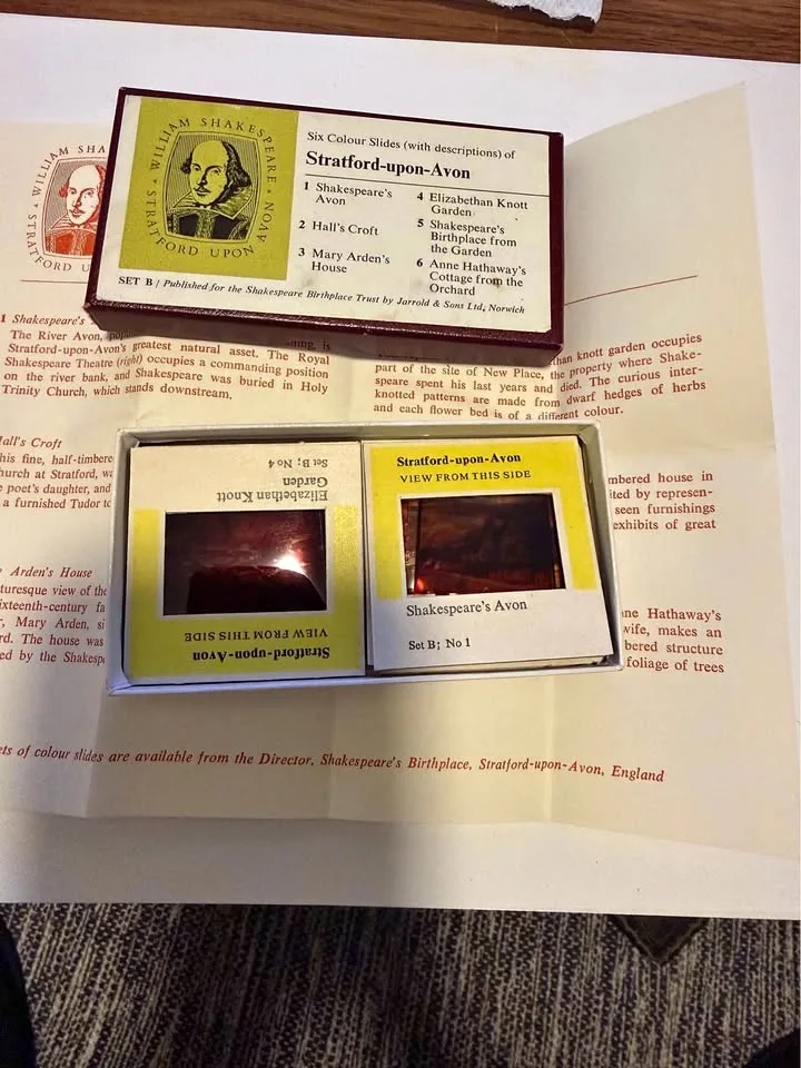 Stratford-Upon-Avon Slides - William Shakespeare