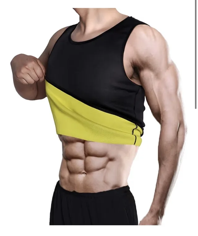 Belt Belly Men Vest Body Shaper Neoprene Abdomen Fat Burnin image indicator(2)