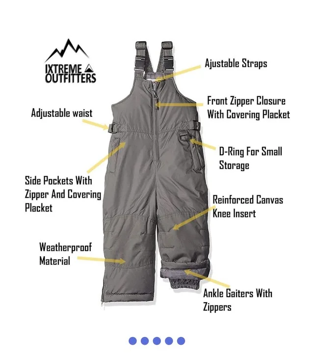 iXtreme Big Boys Snowbib | Navy, 16/18 image indicator(6)