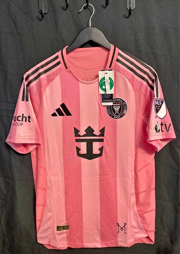 Inter Miami CF Messi Adidas Light Pink 2025 Jersey thumbnail
