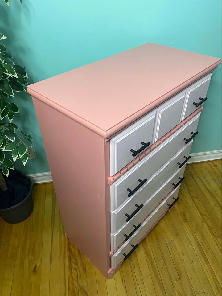 FREE DELIVERY: Pink Dresser $170 (HRM) - photo 2