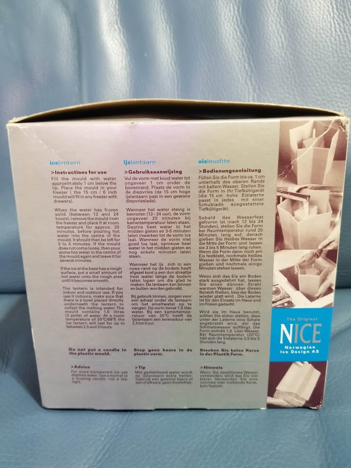 🌟 Ice Lantern Moulds – 2 Sizes (New, Never Used!) $15 for both!🌟 - photo 4